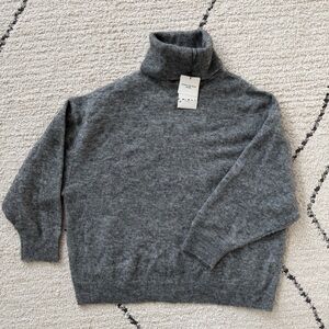 Zara Gray Over size Turtleneck Sweater